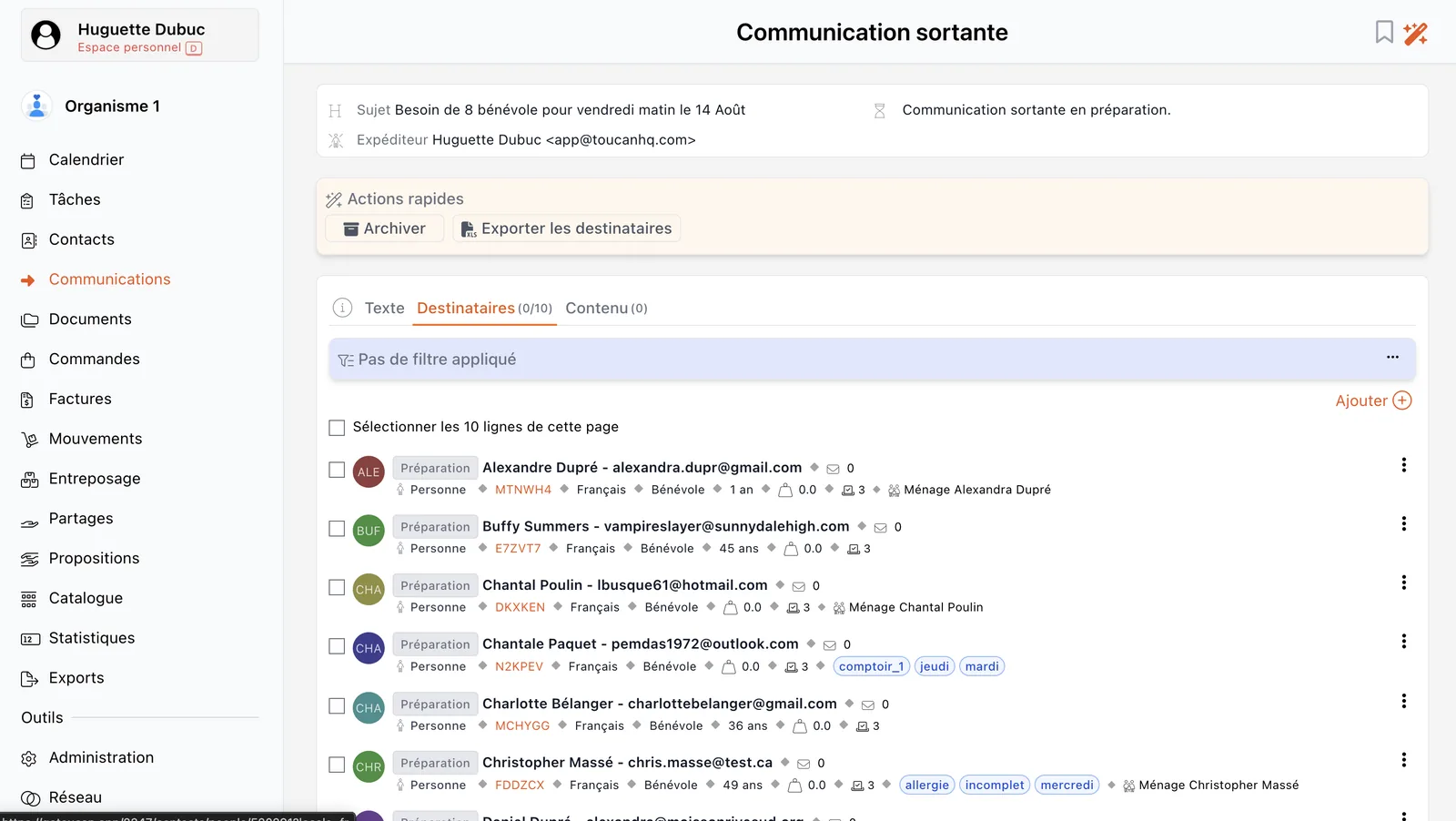 Communications
